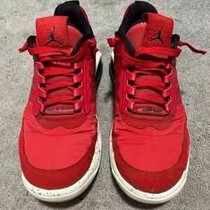 Jordan Red and Black Men's Sneakers